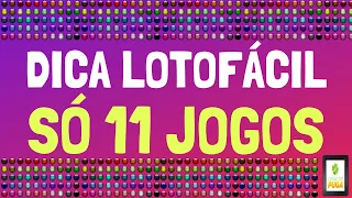 DICA LOTOFACIL - COMO GANHAR  EM APENAS 11 JOGOS?