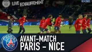 avant-match PARIS SAINT-GERMAIN vs OGC NICE