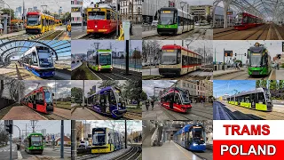 🇵🇱 All the Trams in Poland - Wszystkie Tramwaje w Polsce (2021) (4K)