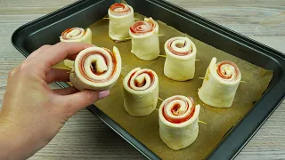 A brilliant appetizer idea that's ready in 5 minutes! They will disappear in 1 minute.