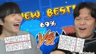 TOPI VS DORAMI GD BINGO BATTLE!!😈 | GD race | Geometry Dash