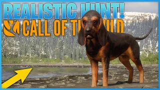 Realistic Hunt With a Bloodhound In Call Of The Wild!