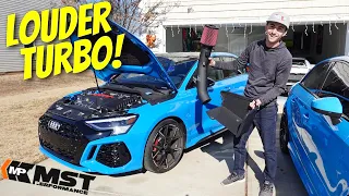 Making Our 2024 Audi RS3 Sound AWESOME!!