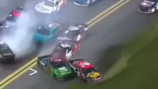 Ross chastain got really airborne in this wreck.