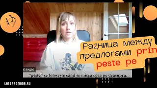 Предлоги в румынском языке. Prin, peste, pe.