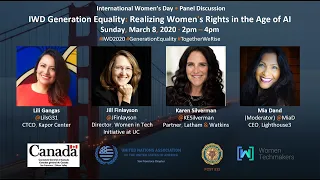 International Women's Day 2020: Generation Equality - Realizing Women's Rights in the Age of AI