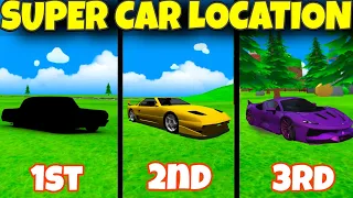 Dude Theft Wars Super Car Location | Dude Theft Wars Car Cheat Codes 2024