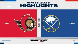 NHL Highlights | Senators vs. Sabres - April 13, 2023