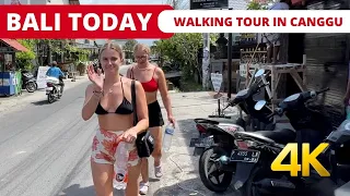 🇮🇩 BALI CANGGU TODAY | 4K WALKING TOUR Canggu beach & streets | Bali 2023 in Bali Travel Vlog