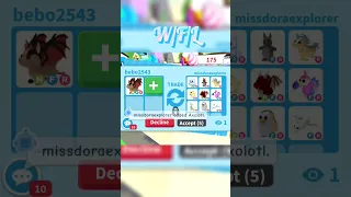 🔥👀"Trading Bat Dragon In Adopt Me"#adoptme #adoptmetrade #roblox #viral