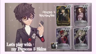 ✩‧₊˚✧.*Playing With My Favorite Crossover Skins‧₊˚. | Persona 5 | [第五人格/Identity V]
