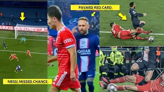 😱Messi Missed Chance | 🔥Pavard Red Card Tackle on Messi & Neymar Reaction!