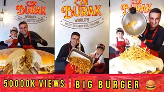 Czn Burak | Czn Burak Making Big Burger 🍔 | Czn Burak Chief Amazing Traditional Food🥘 | Daily Dose