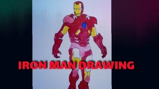 HOW TO MAKE DRAWING OF IRON MAN👍 #video #viral