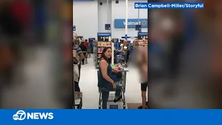 Face mask disagreement sparks shouting match in California Walmart - Caught on Camera