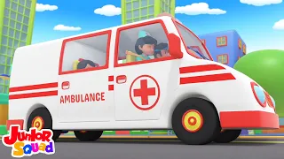 Roues Sur l'Ambulance + Plus Chansons et Véhicule Rimes en Français