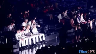 181106 트와이스 TWICE 워너원 WannaOne 방탄소년단 BTS VCR 리액션 Reaction 직캠 @ 지니뮤직어워드 by Spinel