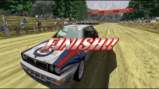 Sega Rally 2 - Championship Victory - SECRET Lancia Delta (4k 60fps)