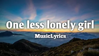 One less lonely girl | Cover By -  Justin Vasquez (MusicLyrics) 🎵