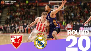 Zvezda edged Real in a thriller! | Round 20, Highlights | Turkish Airlines EuroLeague