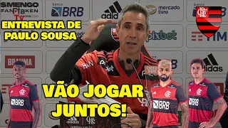 ENTREVISTA DE APRESENTAÇÃO DE PAULO SOUSA NO FLAMENGO.