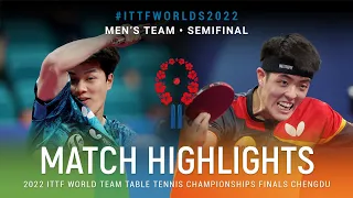 Highlights | An Jaehyun (KOR) vs Dang Qiu (GER) | MT SF | #ITTFWorlds2022