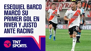 Esequiel BARCO marcó su PRIMER GOL ⚽ en RIVER y justo ante RACING 🔥