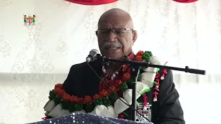 Prime Minister Sitiveni Rabuka commissioned the Road King Farm Fresh Produce Processing Facility.