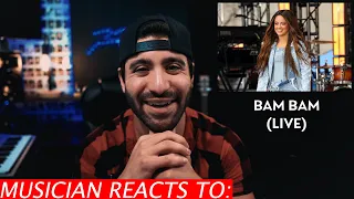 Musician Reacts To: Camila Cabello - Bam Bam Live on The TODAY Show