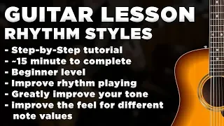 Guitar Lesson Step-by-Step: Guitar Rhythm Styles 3