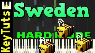 Sweeden   Sweden from Minecraft - Hard Mode [Piano Tutorial] (Synthesia)