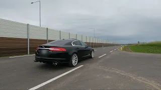 Jaguar XF 5.0 Supercharged acceleration and supercharger whine