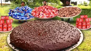 Oreo & Kitkat Mixed Chocolate Cake | Oreo Biscutes Cake | Grandpa Kitchen