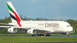 60 MINUTES PURE AVIATION - AIRBUS A380, yellow B757, An12 - Airplane highlights of April (4K)