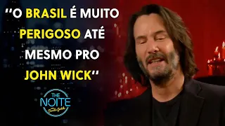 Keanu Reeves falou tudo o que pensa sobre a violência no Brasil | The Noite (14/03/23)