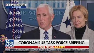 VP Pence On Two Commercial Laboratories Announcing Coronavirus Tests Will Be Available In A Few Days