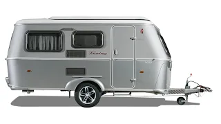 Only €21,490 with elevating roof Design micro caravan made in Germany: Eriba Touring Triton 430 2022