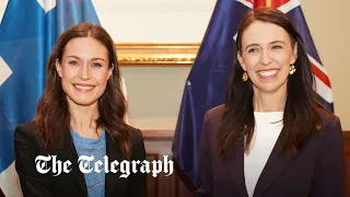 Jacinda Ardern shuts down 'sexist' question by reporter on Sanna Marin visit