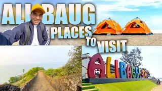 Alibaug Places to Visit | Alibaug Beach Camping | Alibaug Trip Plan From Mumbai | Hotels and Food