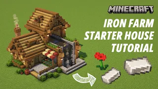 Iron Farm Starter House [Aesthetic Farm] [Java Edition]