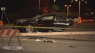 Police: Red light runner tears off back end of another car during crash in Tempe