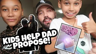 Kids Help Dad Propose! | Cutest Proposal Ever (EMOTIONAL)