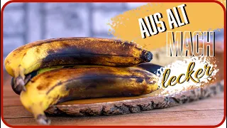 Wie man aus ÜBER-reifen Bananen ein Bananenbrot zaubert