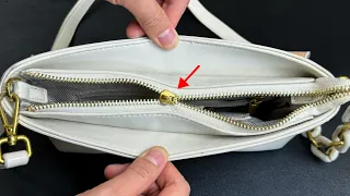 Easy and Free Method to Fix a Broken Bag Zipper #Bag #Zipper #Repair #DIY #Hack #EasyFix #NoCost