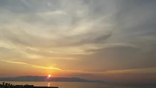 Sunset Agia Marina Chania Crete Time lapse/Ηλιοβασίλεμα Αγια-Μαρίνα Χανίων γρήγορη κίνηση