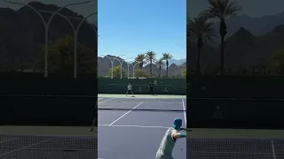 Andrey Rublev And Karen Khachanov Heavy Hitting At Indian Wells Tennis