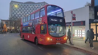 FRV: Go-Ahead London Route 157 | Crystal Palace - Morden | WVL292 (LX59 CZK)