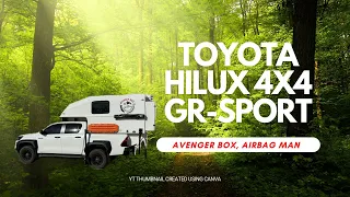 Toyota Hilux 4x4 GR Sport Airbag Man Air Suspension Setup