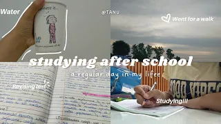 After School STUDY VLOG 🎧| a day in my life|