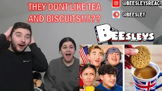 Highschoolers try British Tea and Biscuits for the first time! | BRITISH COUPLE REACTS